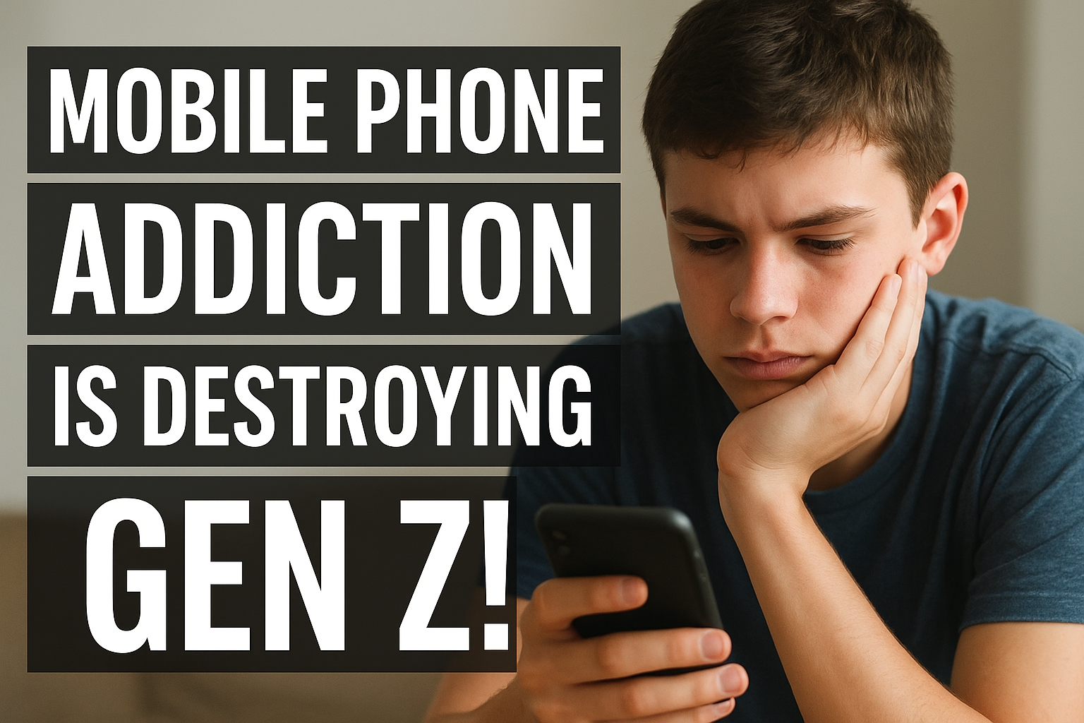 Gen Z spends over 7 hours daily on smartphones, risking long-term health