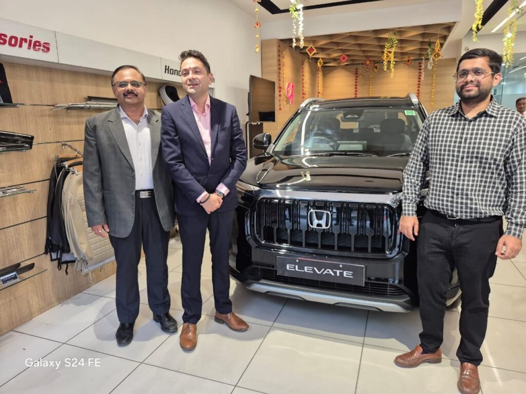 Honda Elevate Top Model launch event in Lucknow Ivory Edition