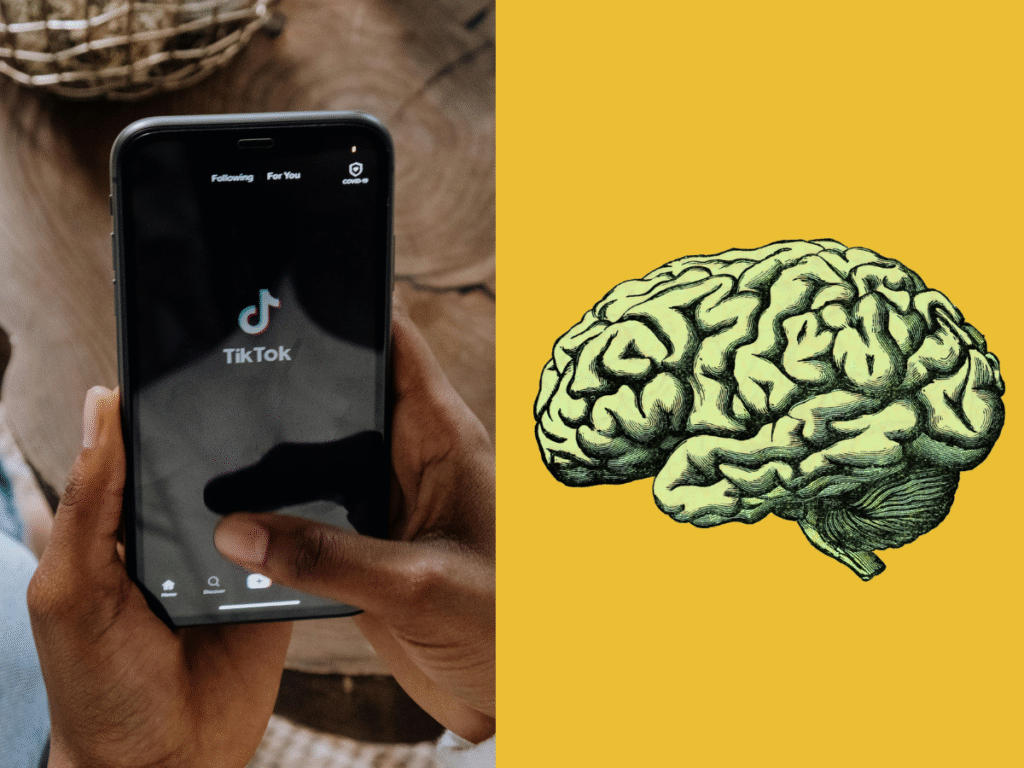 TikTok brain refers to the difficulty of sustaining focus on one task due to constant exposure to fast-paced, short-form digital content. 