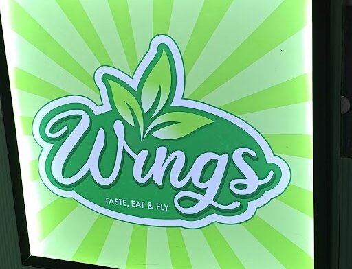 Wings restaurant food court entrance beside Ghanta Ghar in Husainabad Lucknow