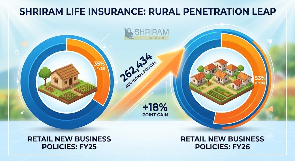 A New Dawn for Financial Inclusion: How Tech Innovation & Rural Penetration Are Transforming Life Insurance in India 5 A candid photograph from an eye-level perspective of a smiling small business owner in a tier-3 Indian town, holding a digital policy document issued instantly via a mobile device, symbolizing a 'new dawn' of financial security.