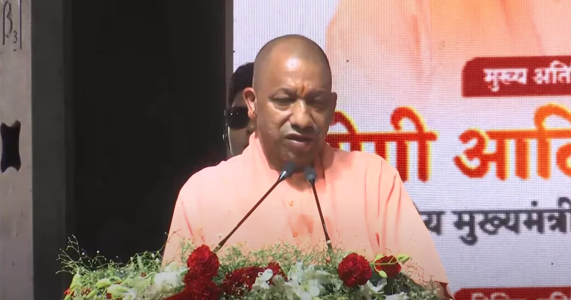 Chief Minister Yogi Adityanath inaugurating Chandigarh University Lucknow