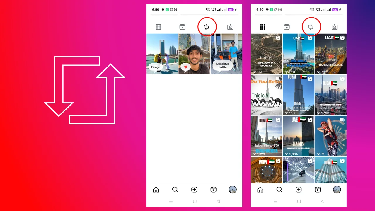 Instagram app update 2025 with repost and location features